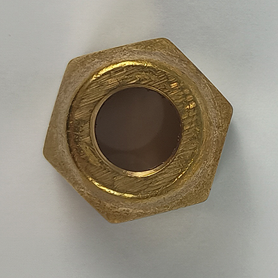 BRASS HEX NUT 3/8 FORGED