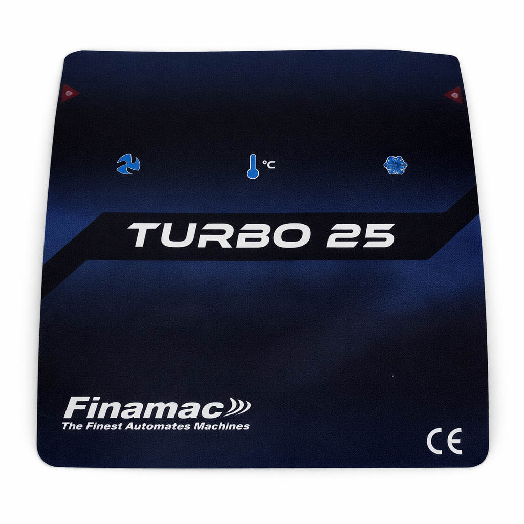 TURBO 25 CONTROL PANEL OVERLAY – RIGHT SIDE (004578R05)