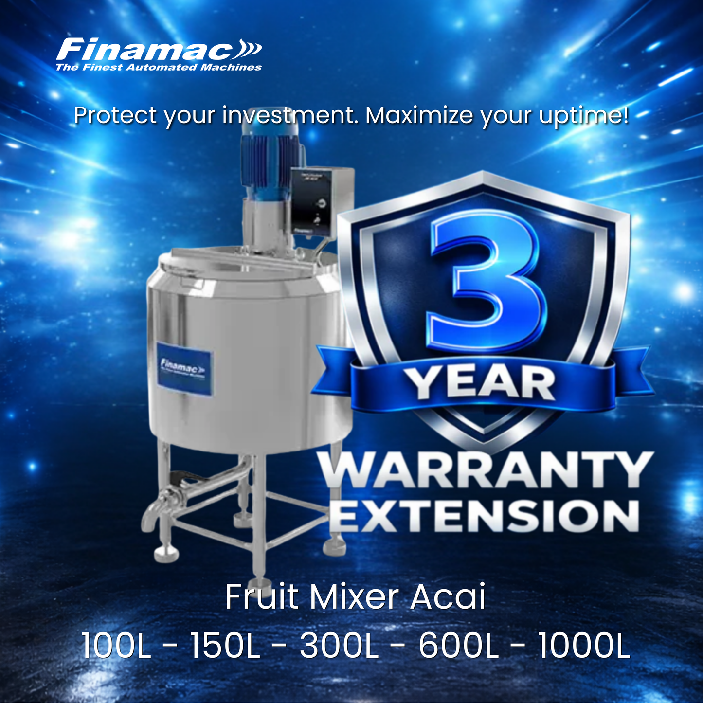 Extended warranty – Fruit Mixer Açaí