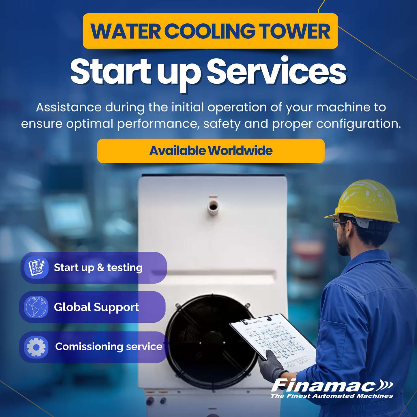 U.S. Machines Start up Services - Water Cooling Tower