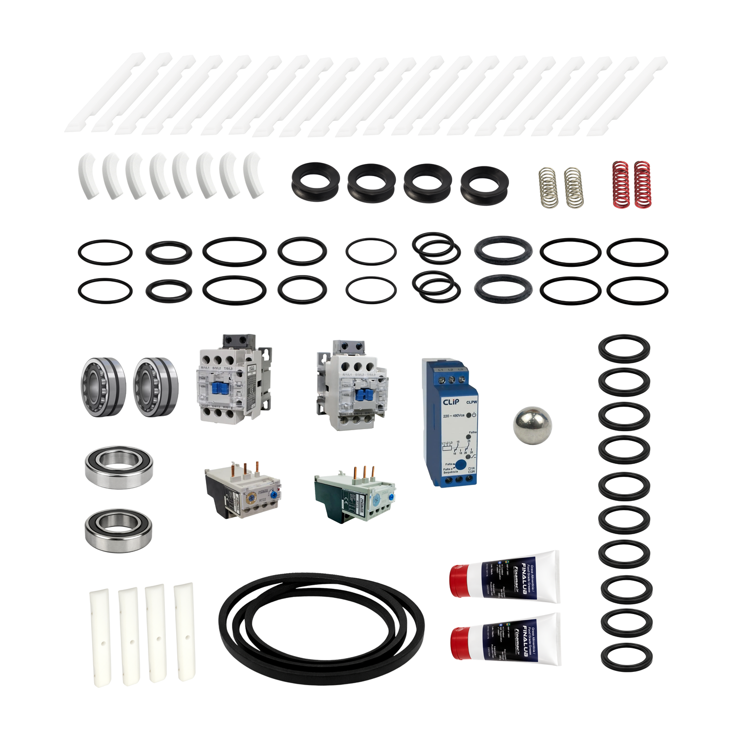 Super C 380v three-phase annual preventive maintenance kit (açaí)