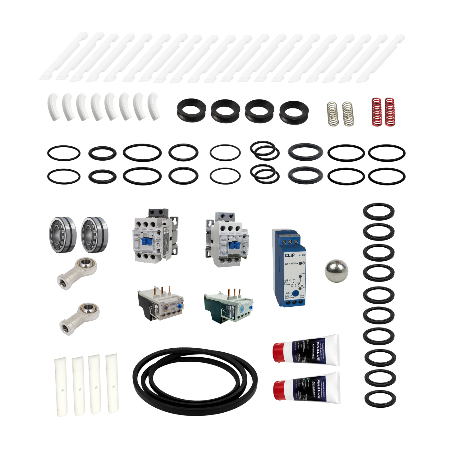 Kit manutenção preventiva Super C 380v trifásico anual (sorvete)