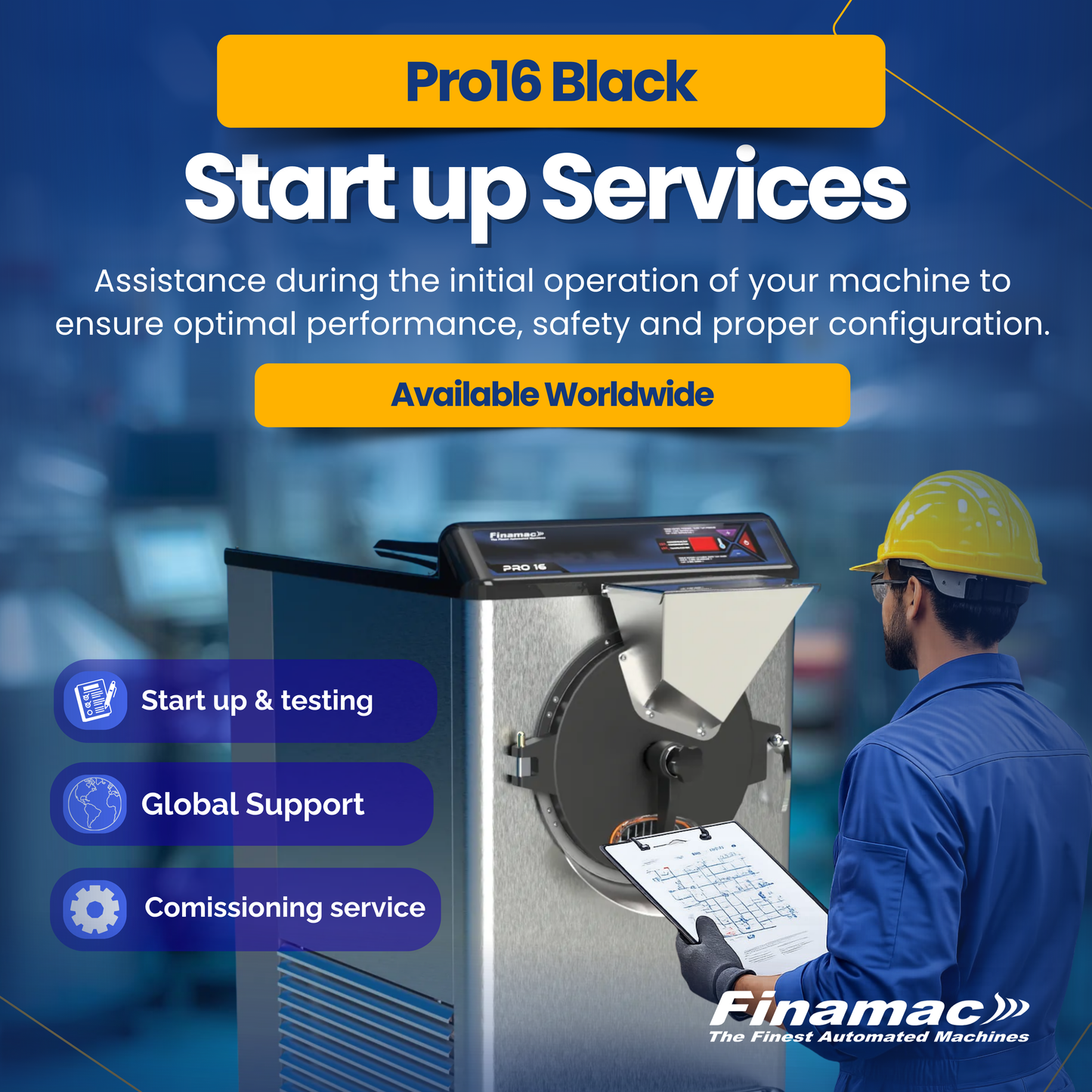 Serviço de Start Up – Máquinas Artesanais Pro 16 Black
