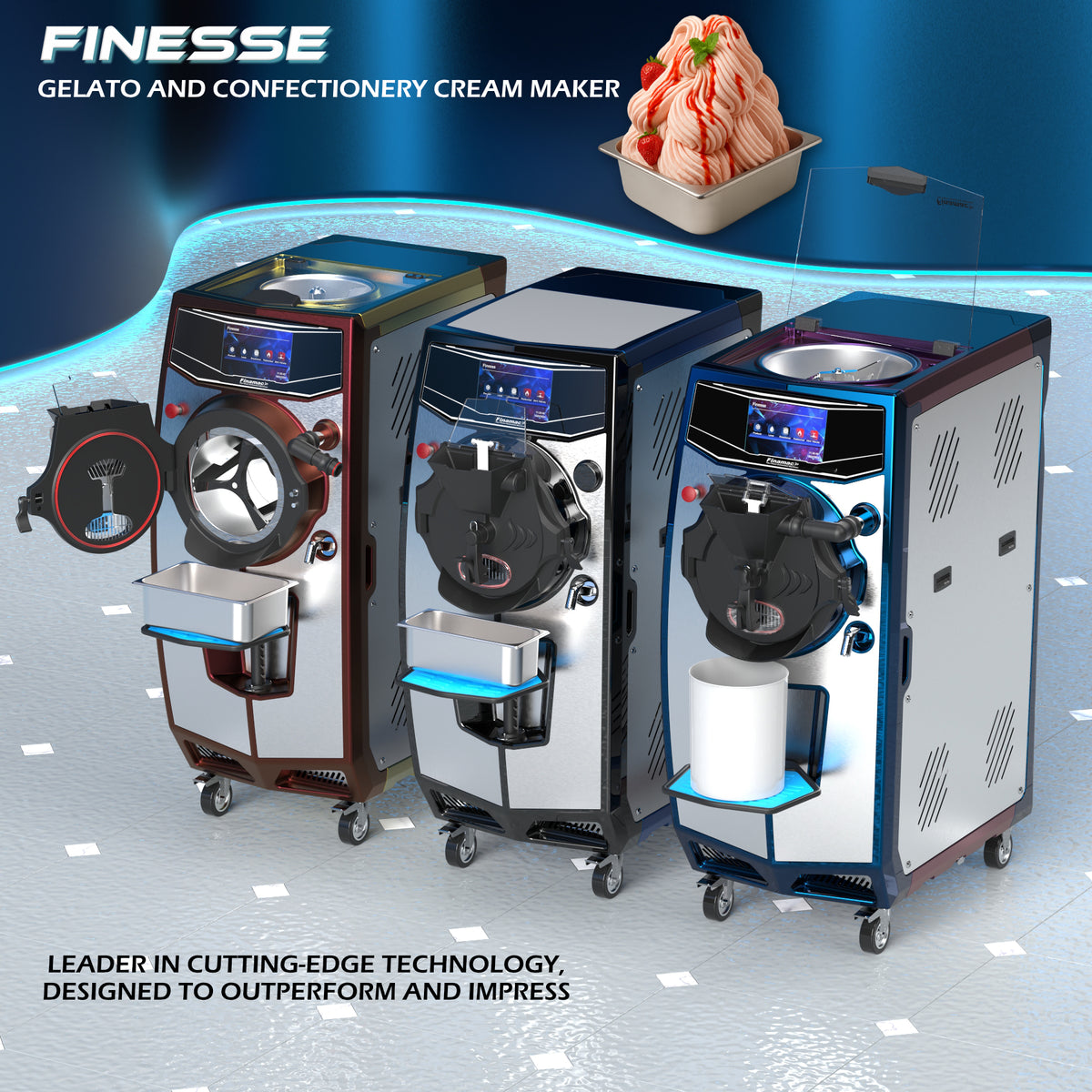 Finesse Line - Premium Ice Cream and Gelato Making Machine