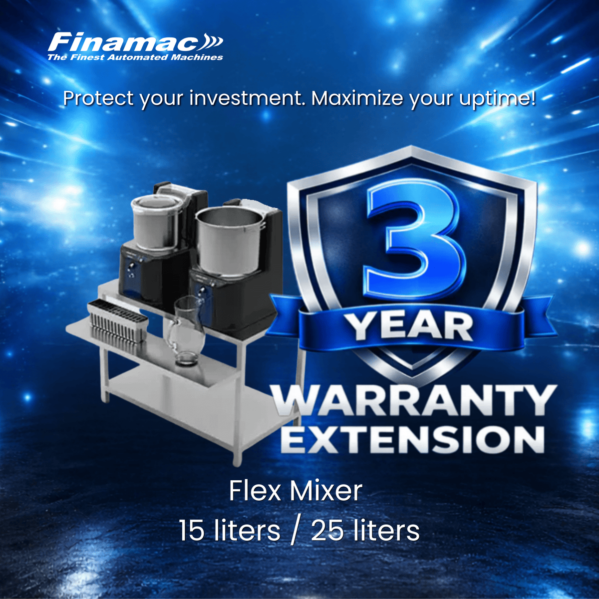 Extended warranty – Flex Mixer - Finamac LLC