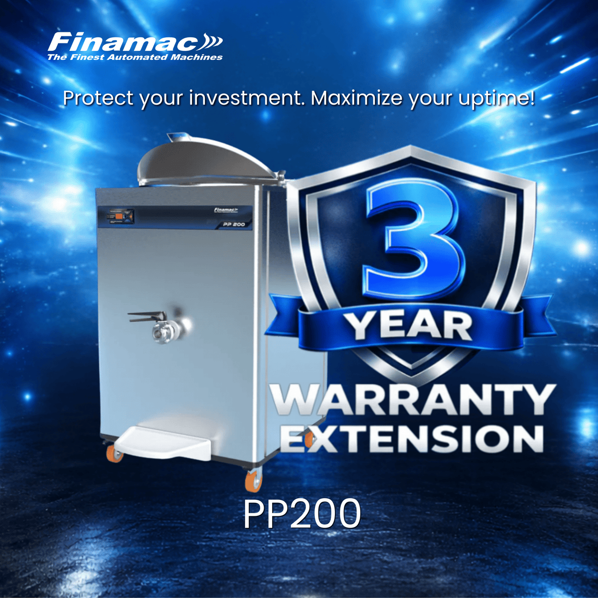 Extended warranty – PP 200 - Finamac LLC