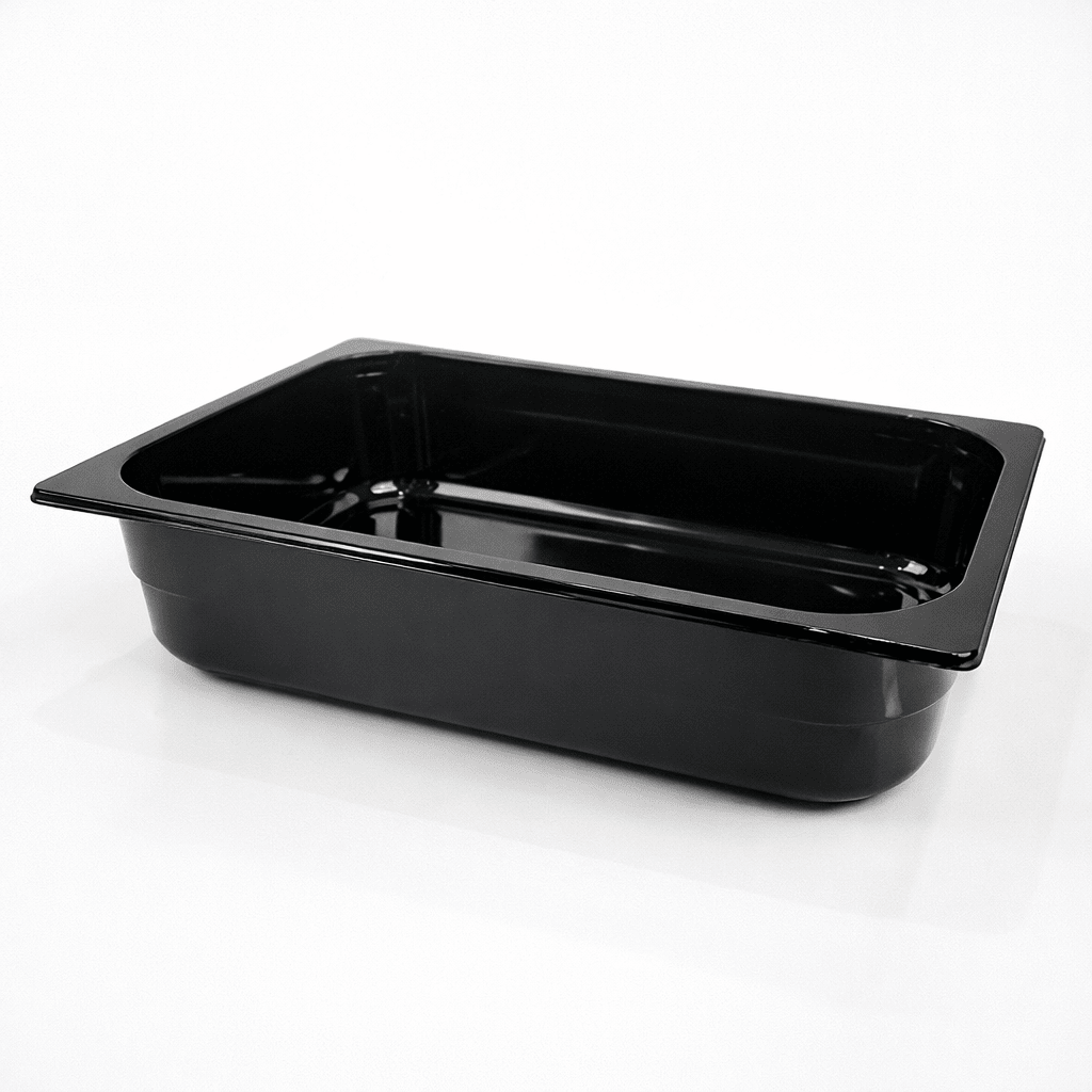 Italy pan 5.8 L black polycarbonate without lid - Finamac LLC