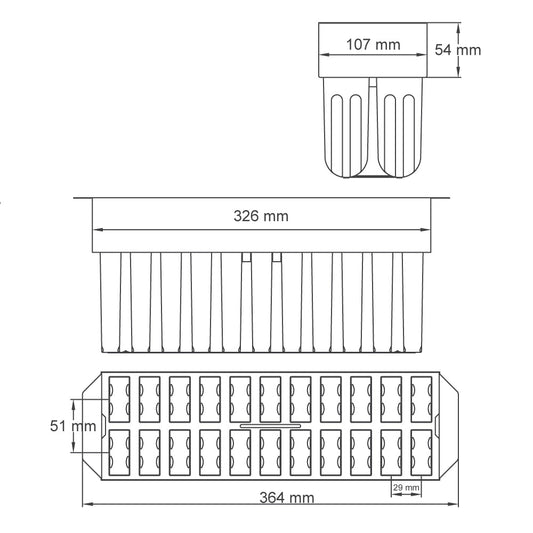 Mold For Ice Pop Baianinho - 45ml / 1.52oz - Finamac LLC