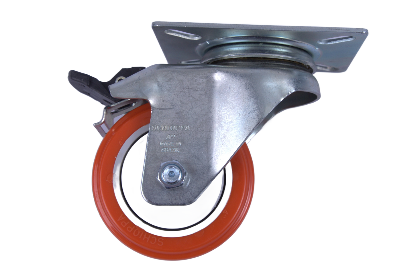 CASTER WITH BRAKE FOR PRO 4 / PRO 16 BLACK