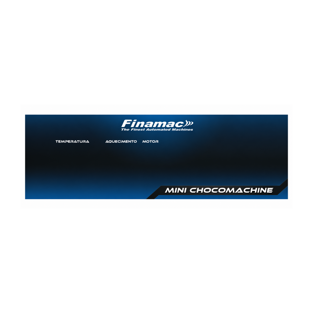 CONTROL PANEL OVERLAY FOR MINI CHOCOMACHINE