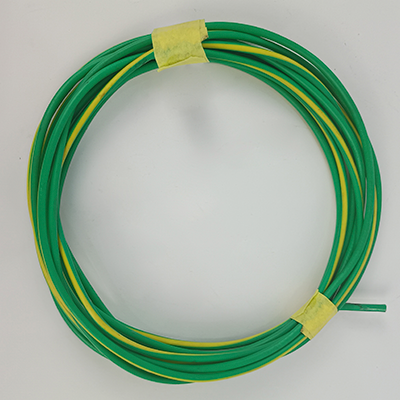 FLEXIBLE ELECTRICAL WIRE 2.50MM GREEN/YELLOW.