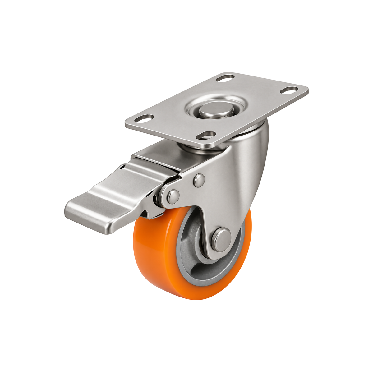 CASTER WITH BRAKE FOR PRO 4 / PRO 16 BLACK (CSA Certification)