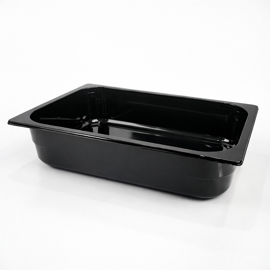 Cuba Italia 5,8 L de policarbonato negra sin tapa 