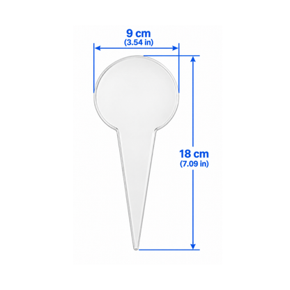 Transparent Flavor Identification Sign (Kit of 12 Units)