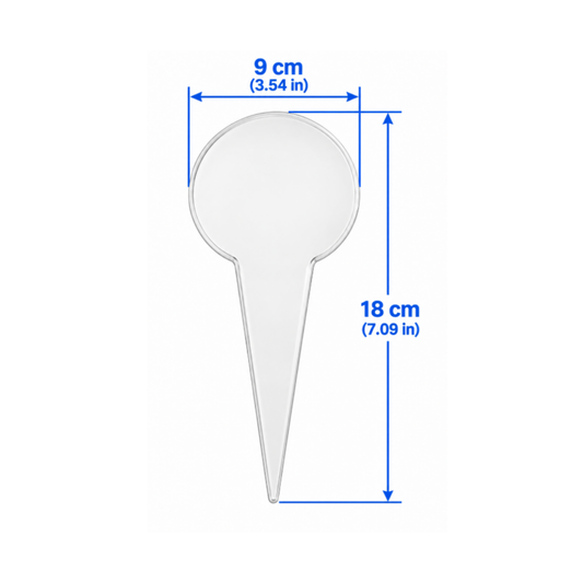 Transparent Flavor Identification Sign (Kit of 12 Units)