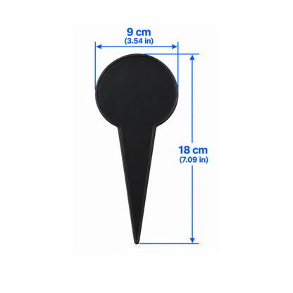 Black Flavor Identification Sign (Kit of 12 Units)