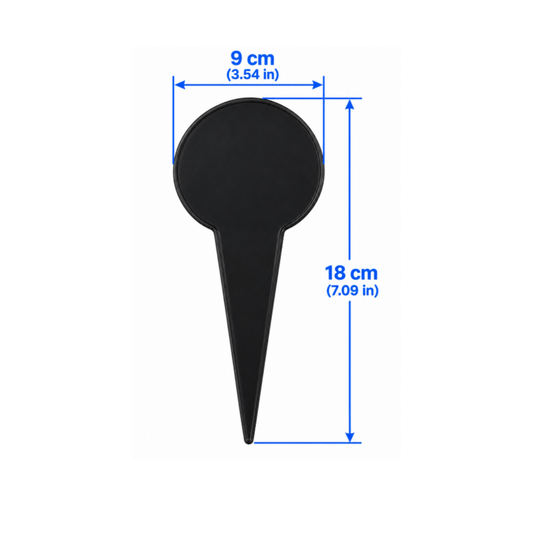 Black Flavor Identification Sign (Kit of 12 Units)