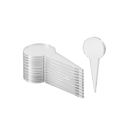 Transparent Flavor Identification Sign (Kit of 12 Units)