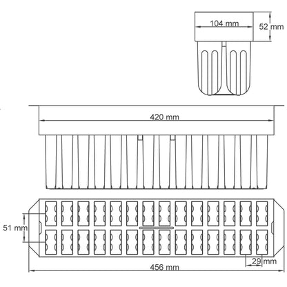 Molde Brida para paletas – 58 ml / 2,1 oz