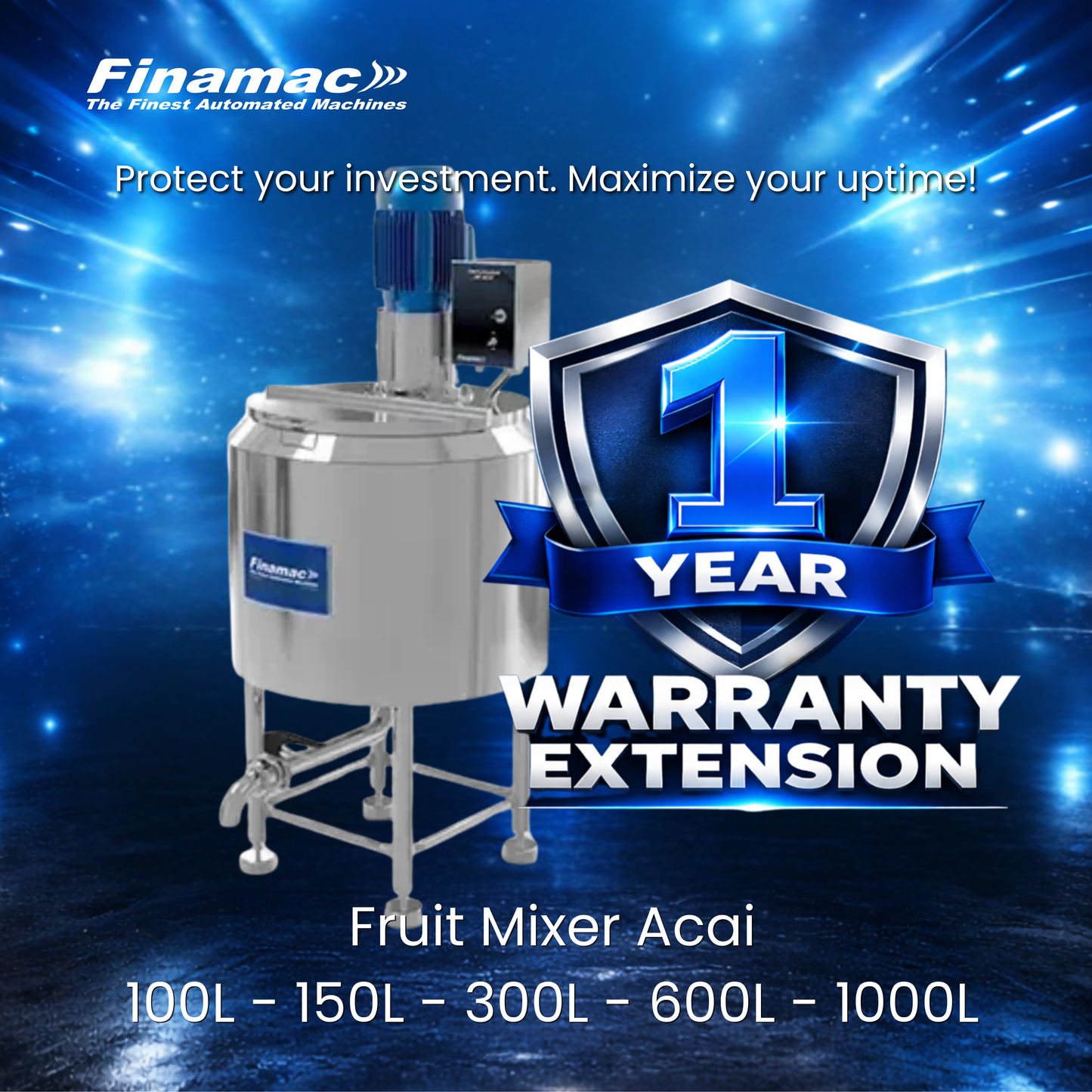 Extended warranty – Fruit Mixer Açaí