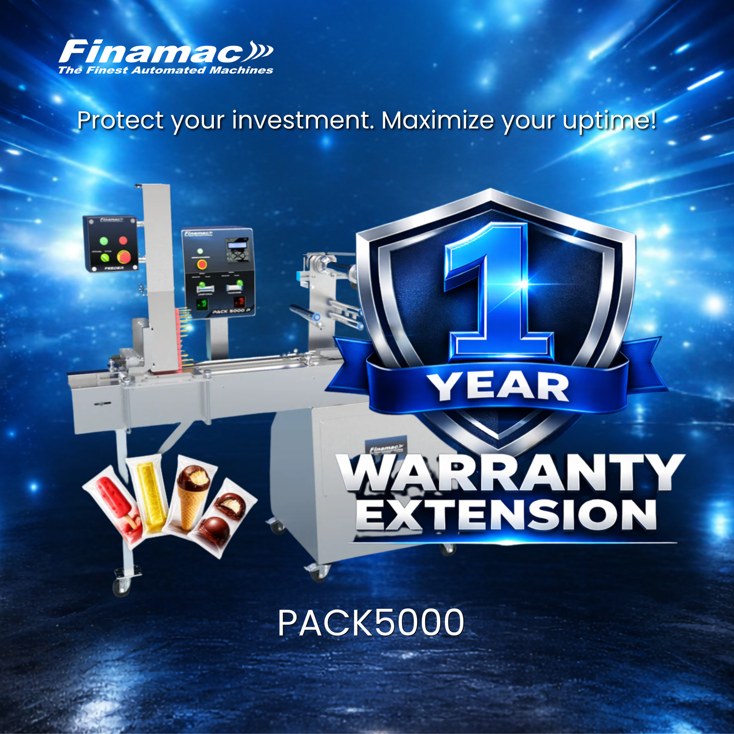 Garantia estendida - Pack 5000