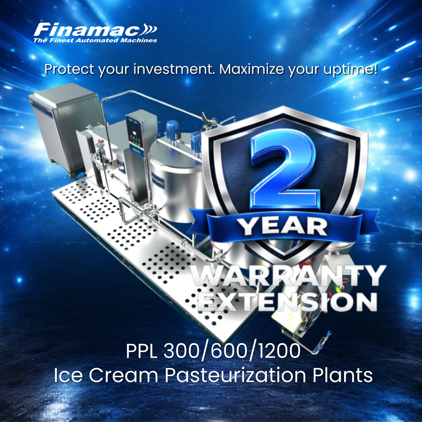 Extended warranty – PPL 300 - 600 - 1200 L