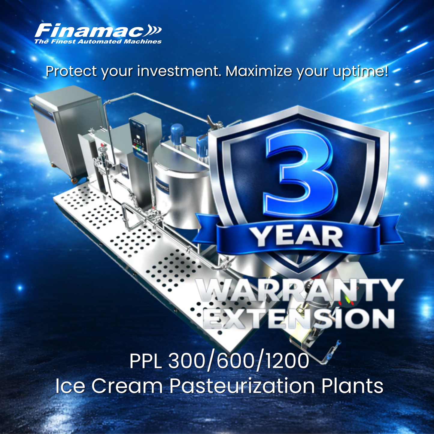 Extended warranty – PPL 300 - 600 - 1200 L
