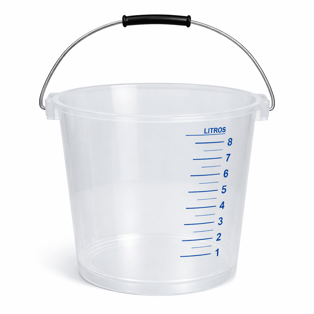 8L graduated weighing bucket - Finamac LLC