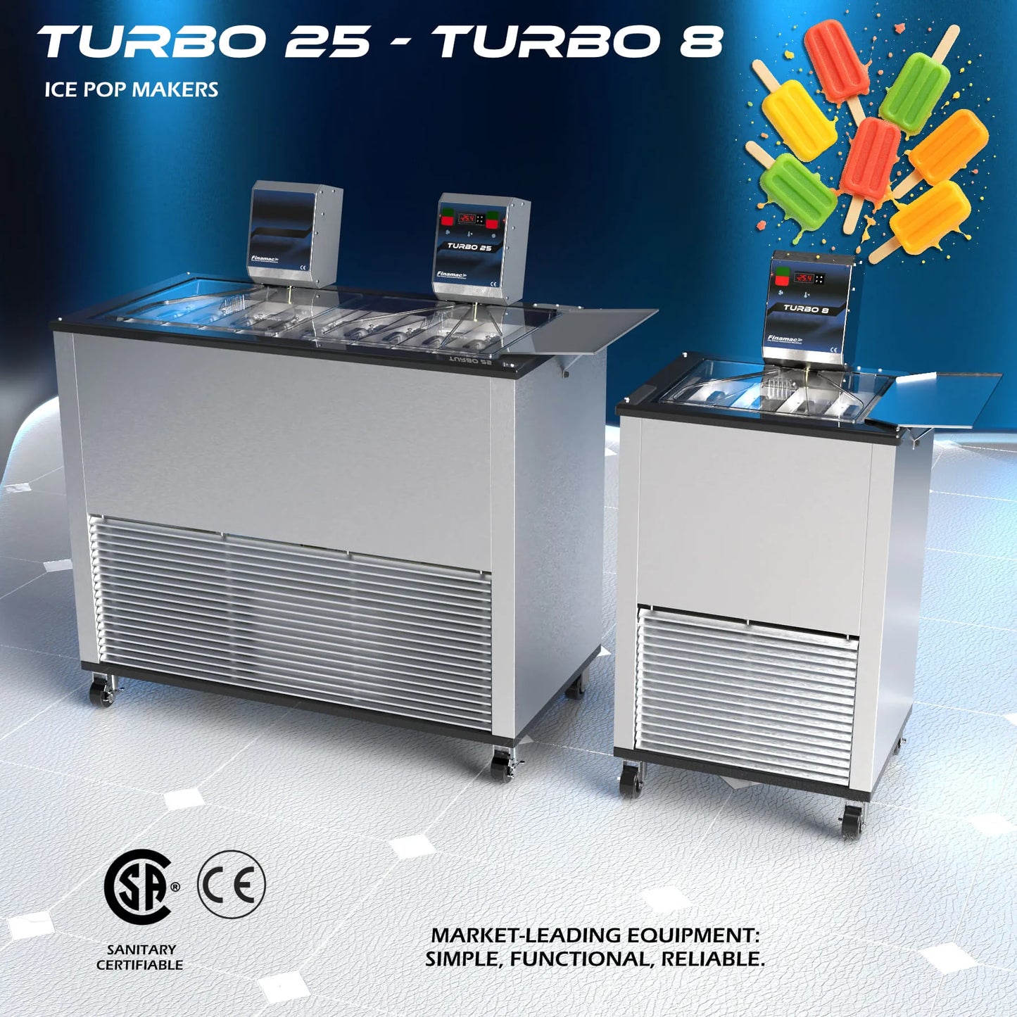 Turbo 8 - Máquina de Picolé Artesanal