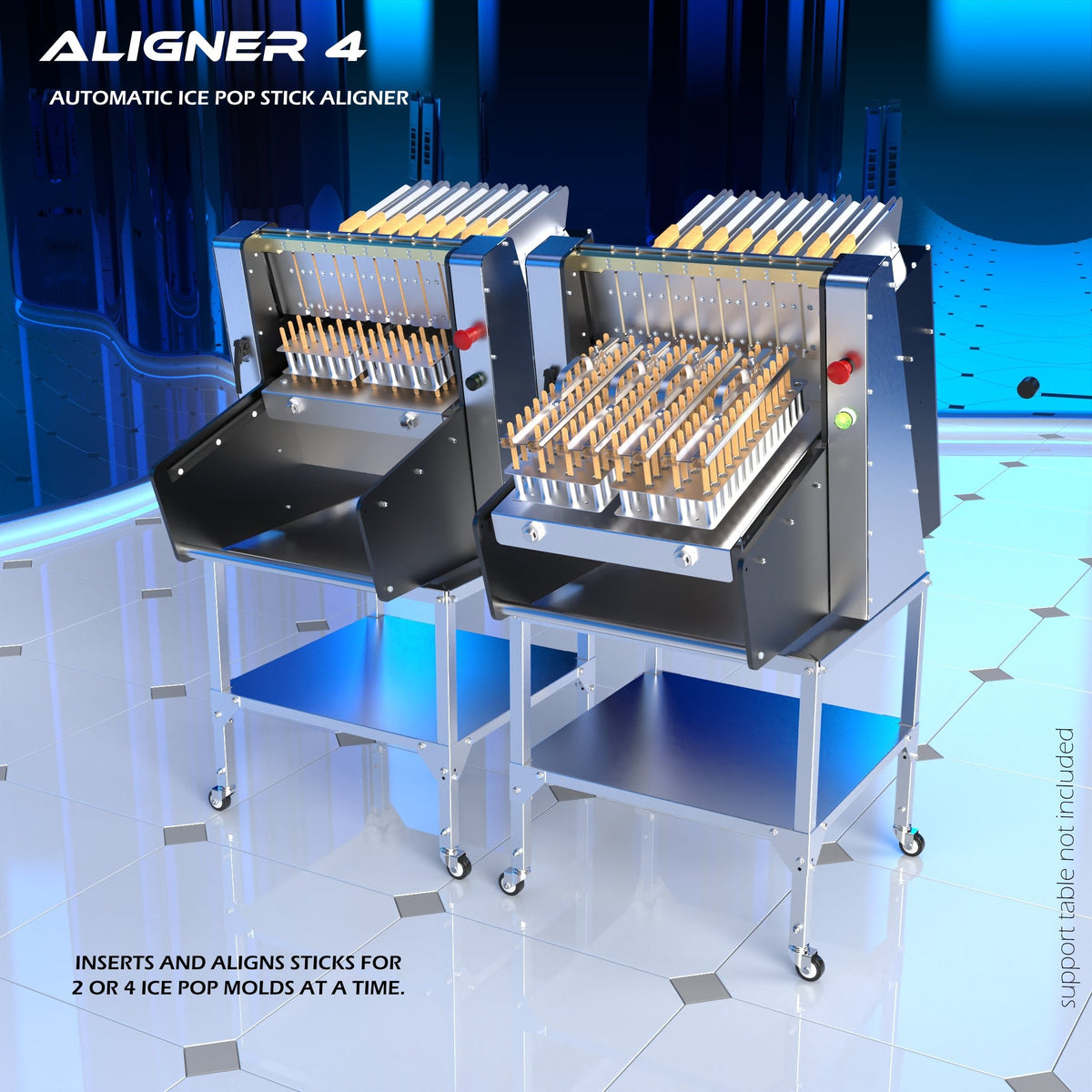 Aligner - Automatic Popsicle Sticks Aligner - Finamac LLC
