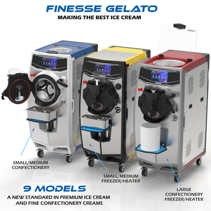 Finesse Line - Maquina Produtora de Sorvete Premium e Gelato