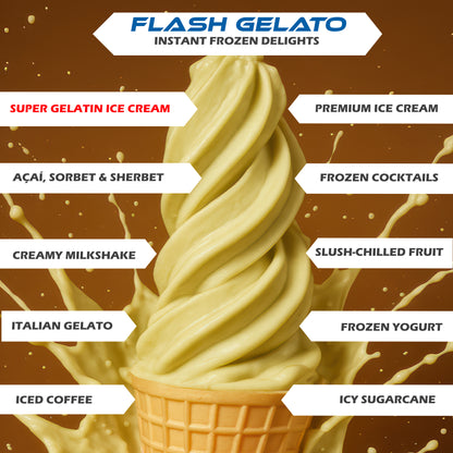 Flash Gelato - Máquina de Helados Americanos
