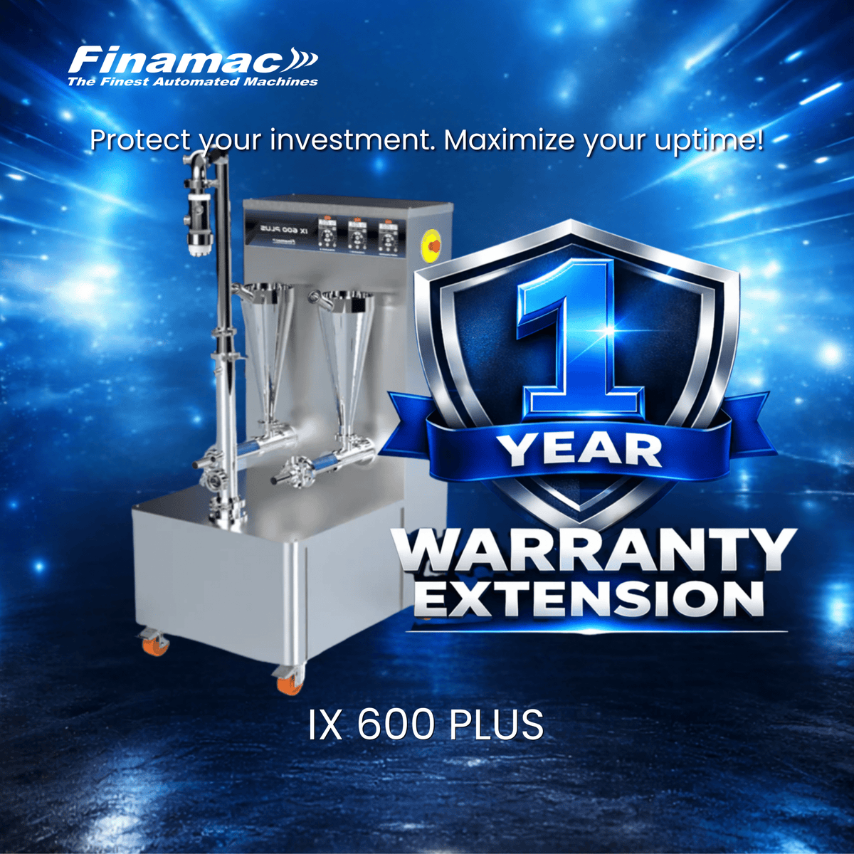 Extended warranty – IX 600 Plus - Finamac LLC