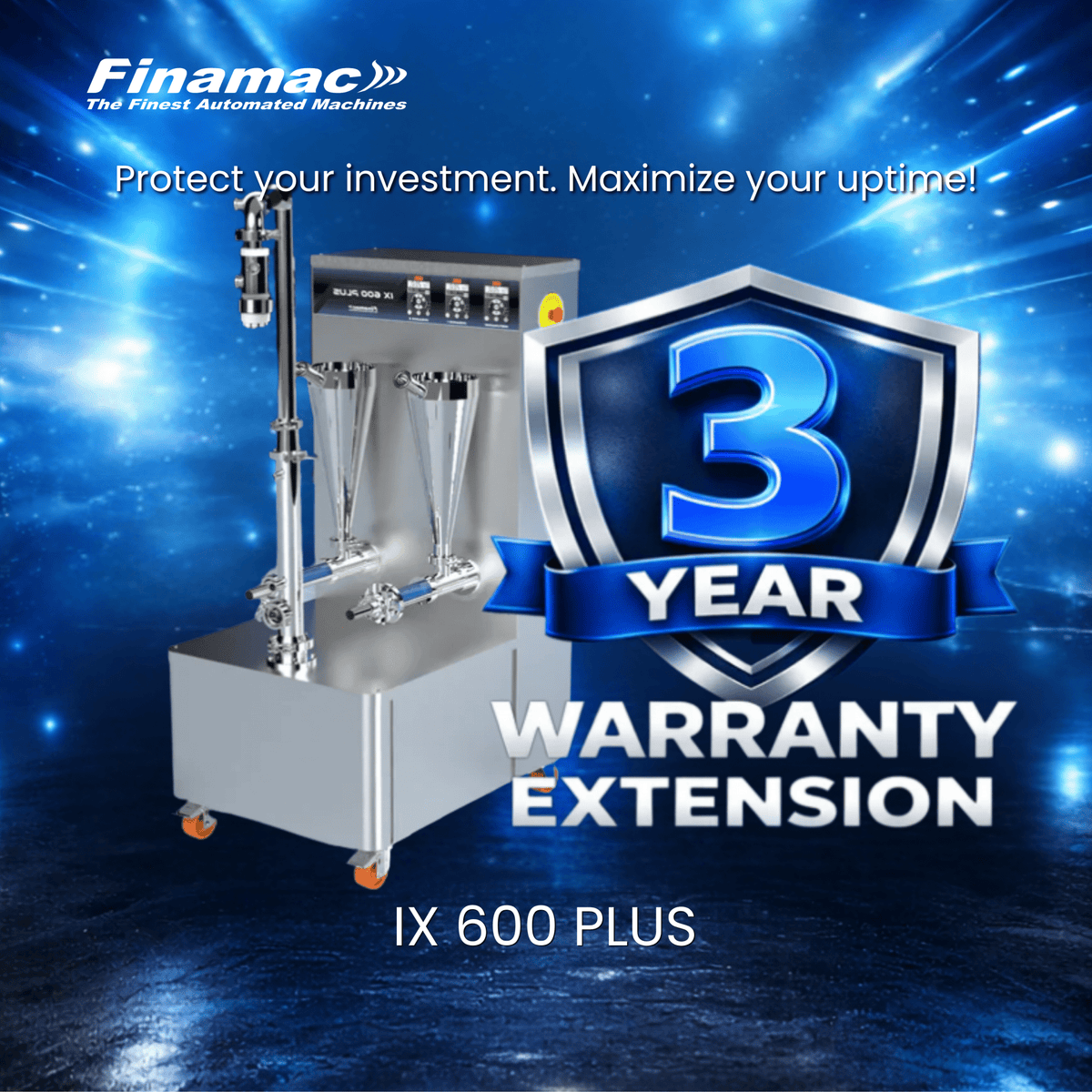 Extended warranty – IX 600 Plus - Finamac LLC