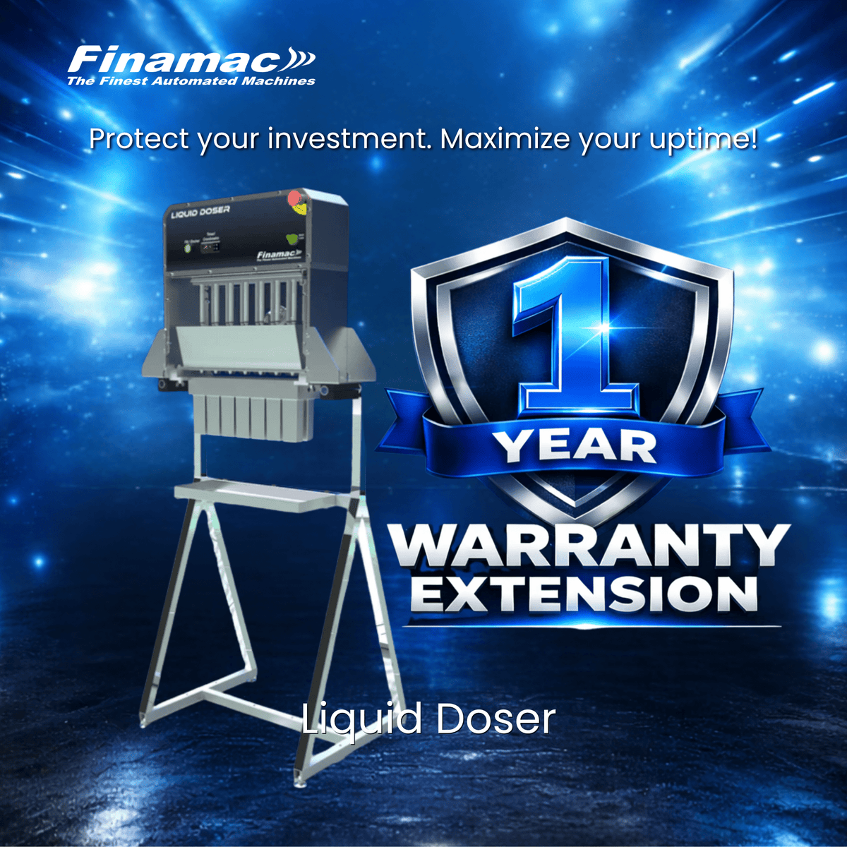 Extended warranty – Liquid Doser - Finamac LLC