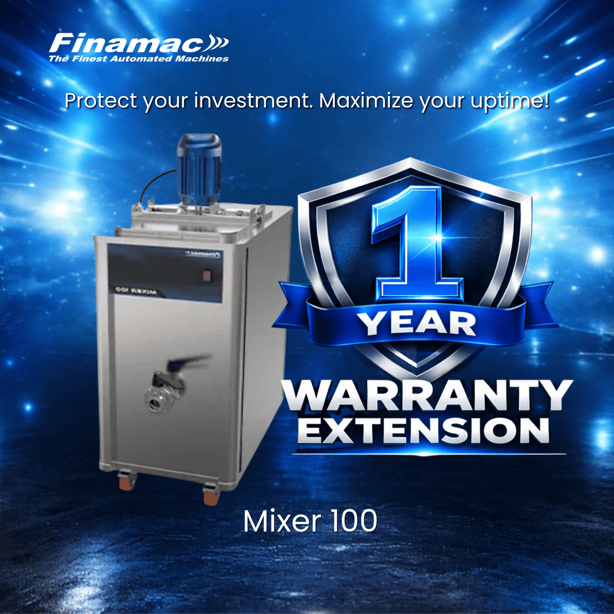 Extended warranty – Mixer 100 - Finamac LLC