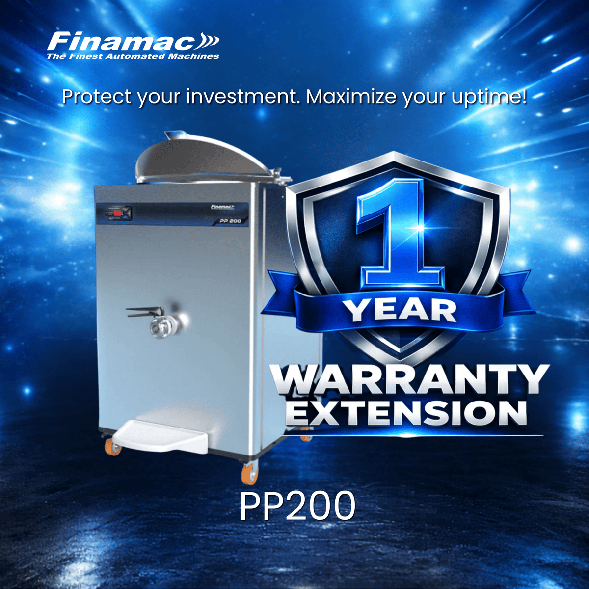 Extended warranty – PP 200 - Finamac LLC
