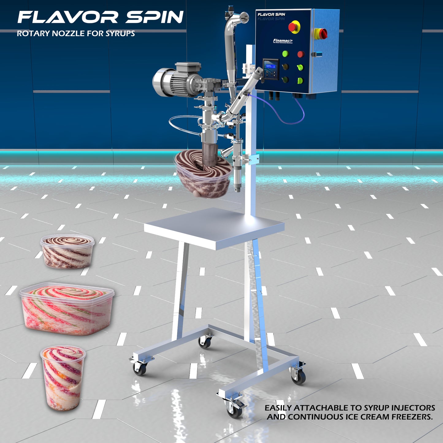Flavor Spin - Bico Rotativo para Xaropes