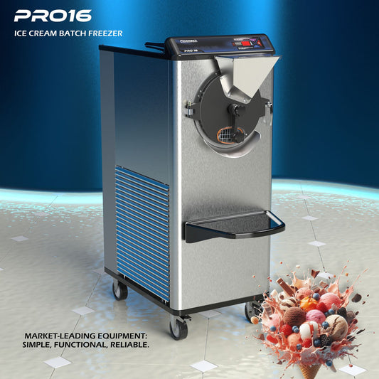 Pro 16 - Mantecadora de Helado / Gelato Artesanal