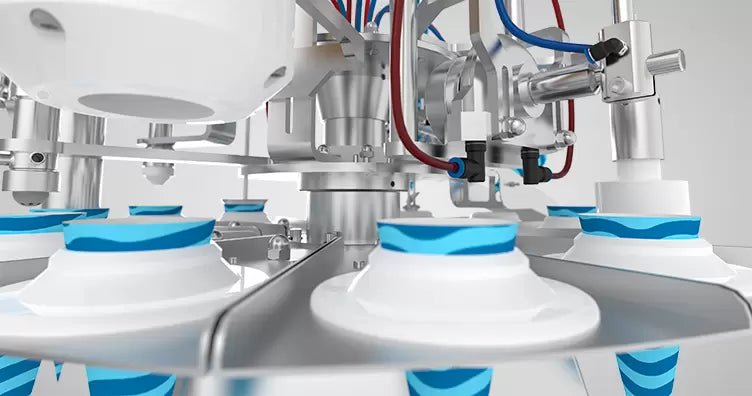 Gyrofiller - Rotary Machine To Fill And Pack Ice Cream Containers - Finamac LLC