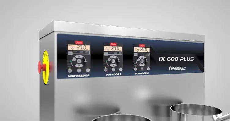 IX 600 Plus - Double Syrup And Fruit Pulps Incorporator In Ice Cream - Finamac LLC