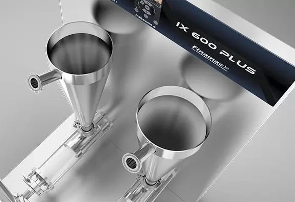 IX 600 Plus - Double Syrup And Fruit Pulps Incorporator In Ice Cream - Finamac LLC