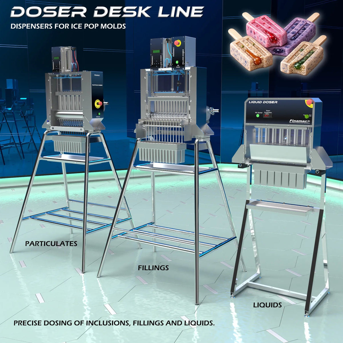 Liquid Doser - for Ice Pops and Flavored Ice Molds - Finamac LLC