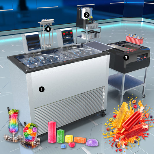 Semi Industrial Ice Pop and Flavored Ice Production - Basic Version