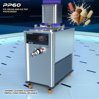 PP 60 - Pasteurizer and Homogenizer for Ice Cream and Ice Pops - Finamac LLC