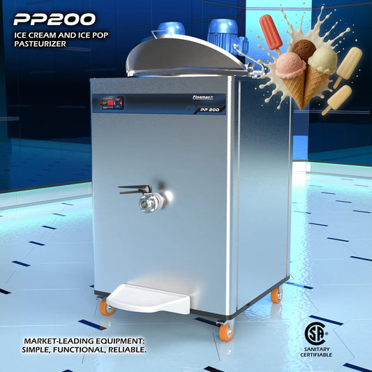 PP 200 - Pasteurizador e Homogeneizador Para Sorvetes e Picolés