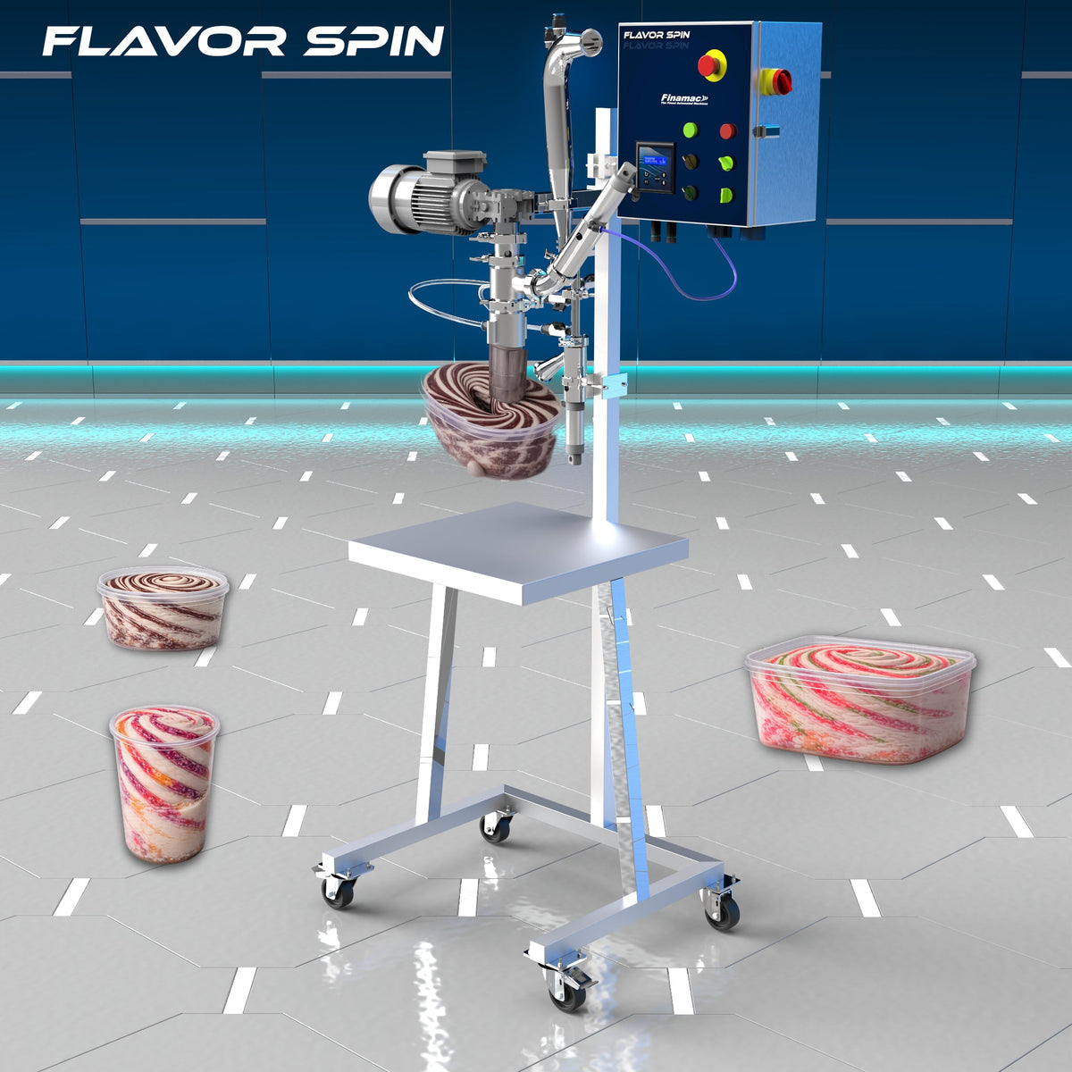 Rotary Nozzle Dosing Desk - Finamac LLC