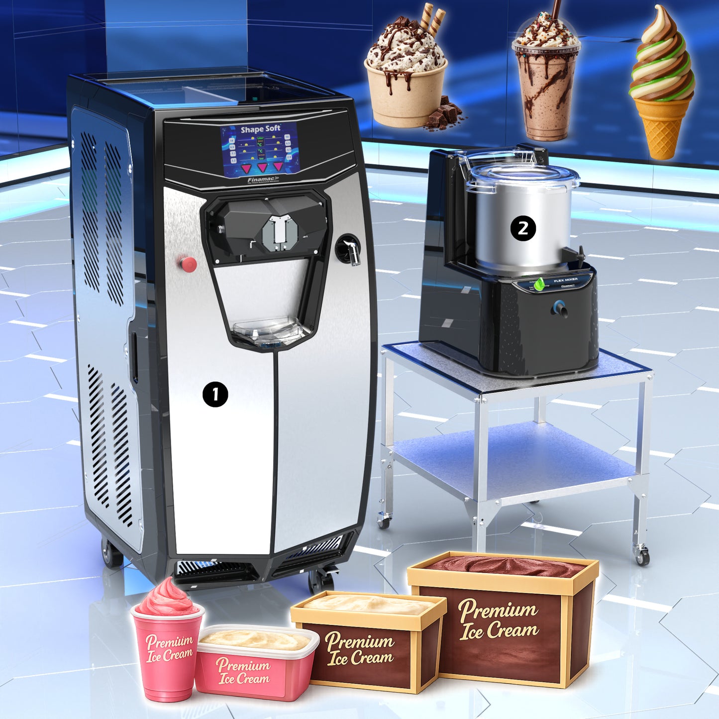 Producción de Helado Suave - Versión Básica