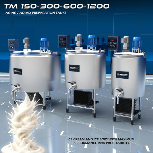 TM 150/300/600/1200 - Maturation Tank for Ice Cream Syrup - Finamac LLC