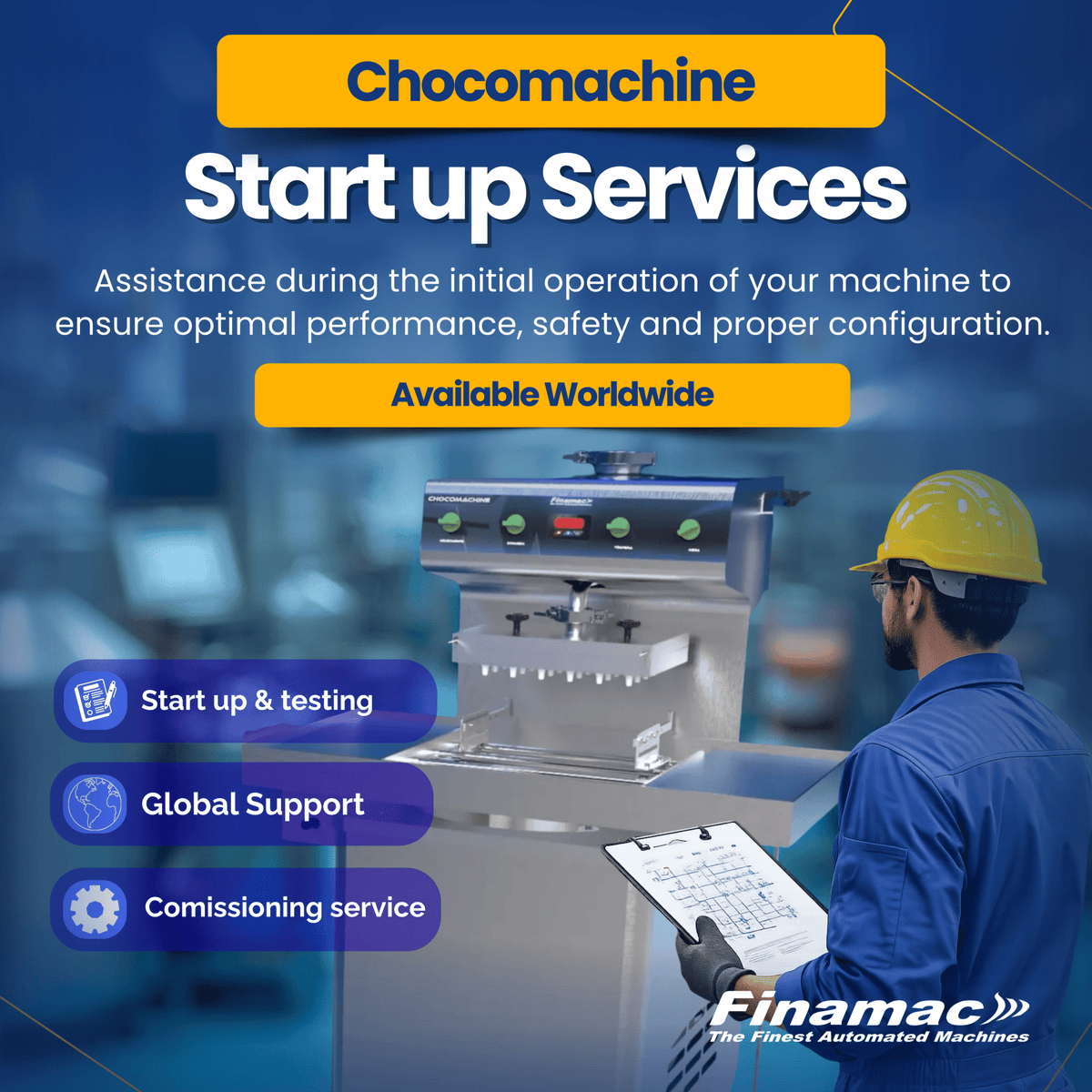 U.S. Machines Start up Services - Chocomachine - Finamac LLC